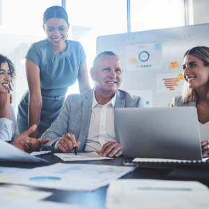 groupe de personnes bénéficiant d'une orientation professionnelle