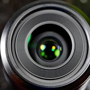 lense of a camera 